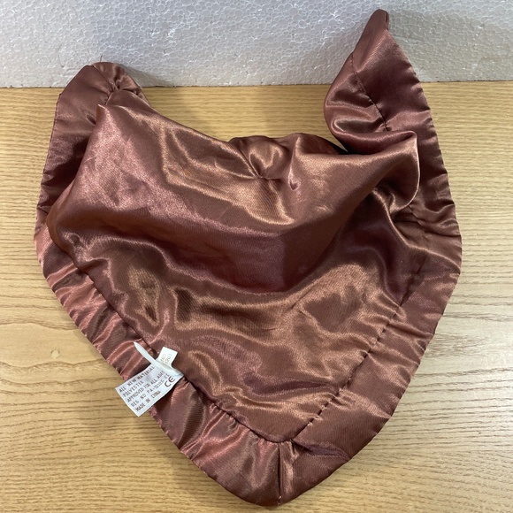 Bearington Baby Teddy Bear Football Lovey Rattle Plush Security Blanket Satin - Picture 3 of 9